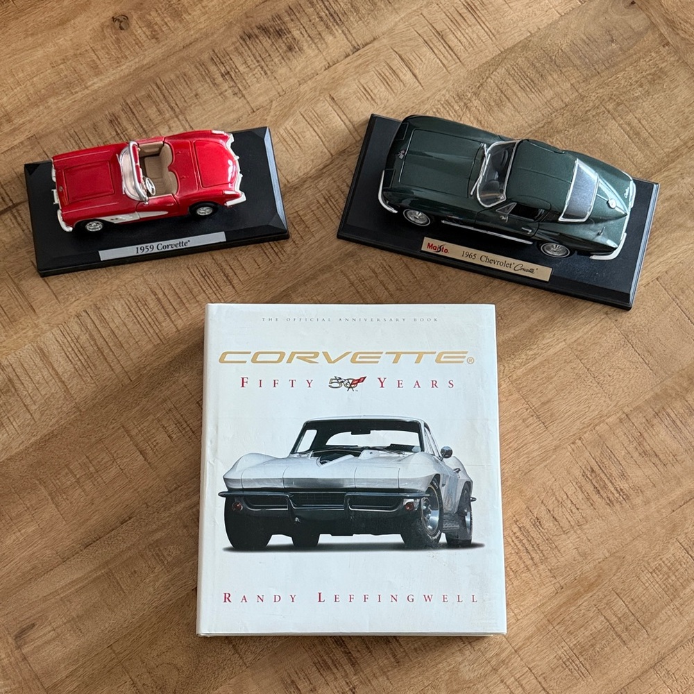 Corvette Fifty Years Book by Randy Leffingwell